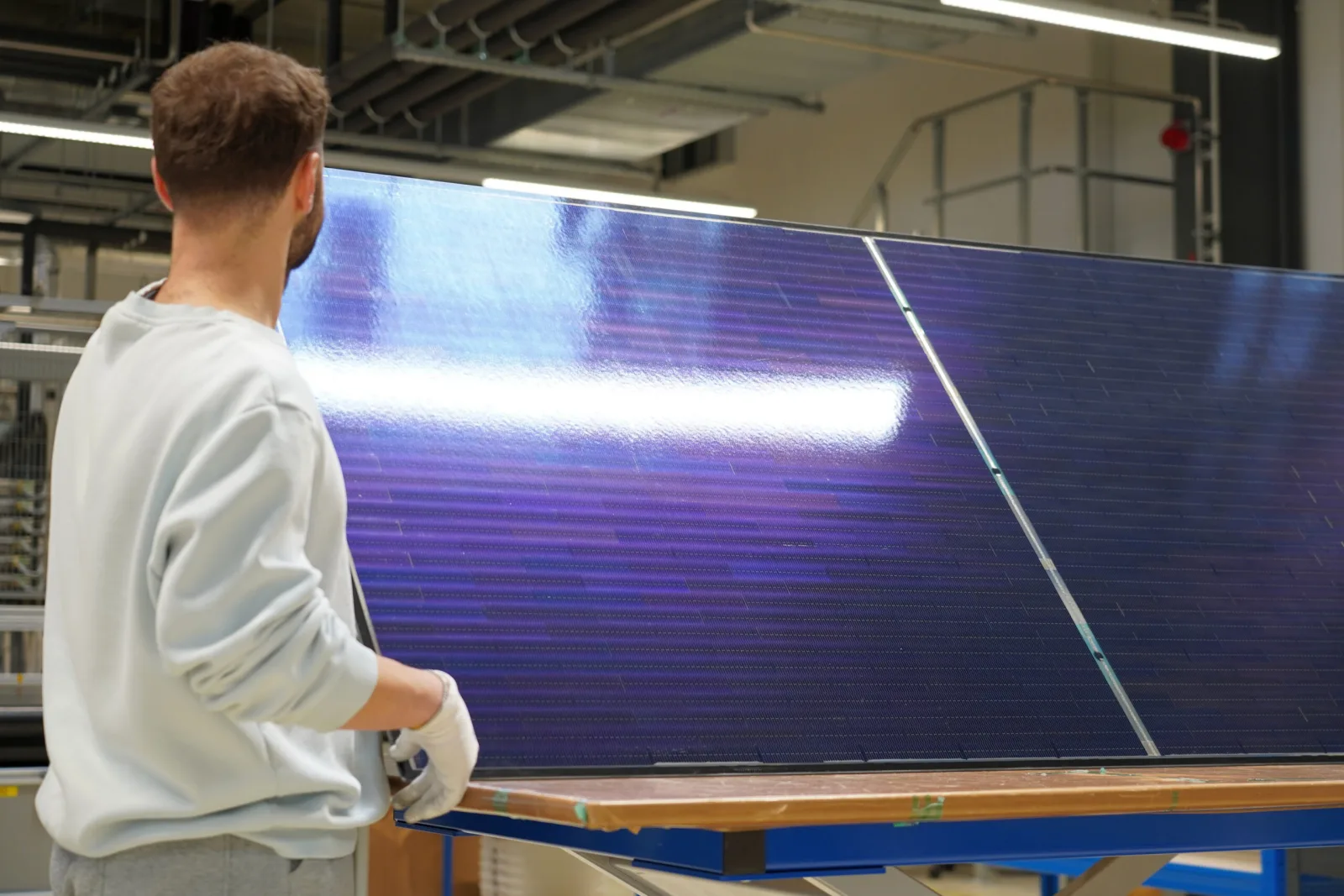 Module tandem pérovskite-silicium bifacial d'Oxford PV