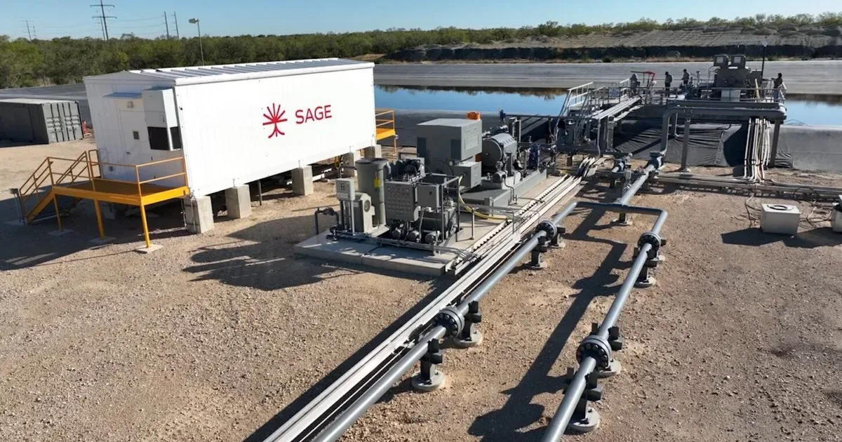 Site du pilote géothermique de Sage Geosystems près de San Antonio, Texas