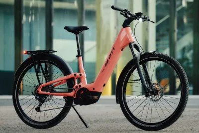 Vélo électrique Scott E-Ville à suspension intégrale