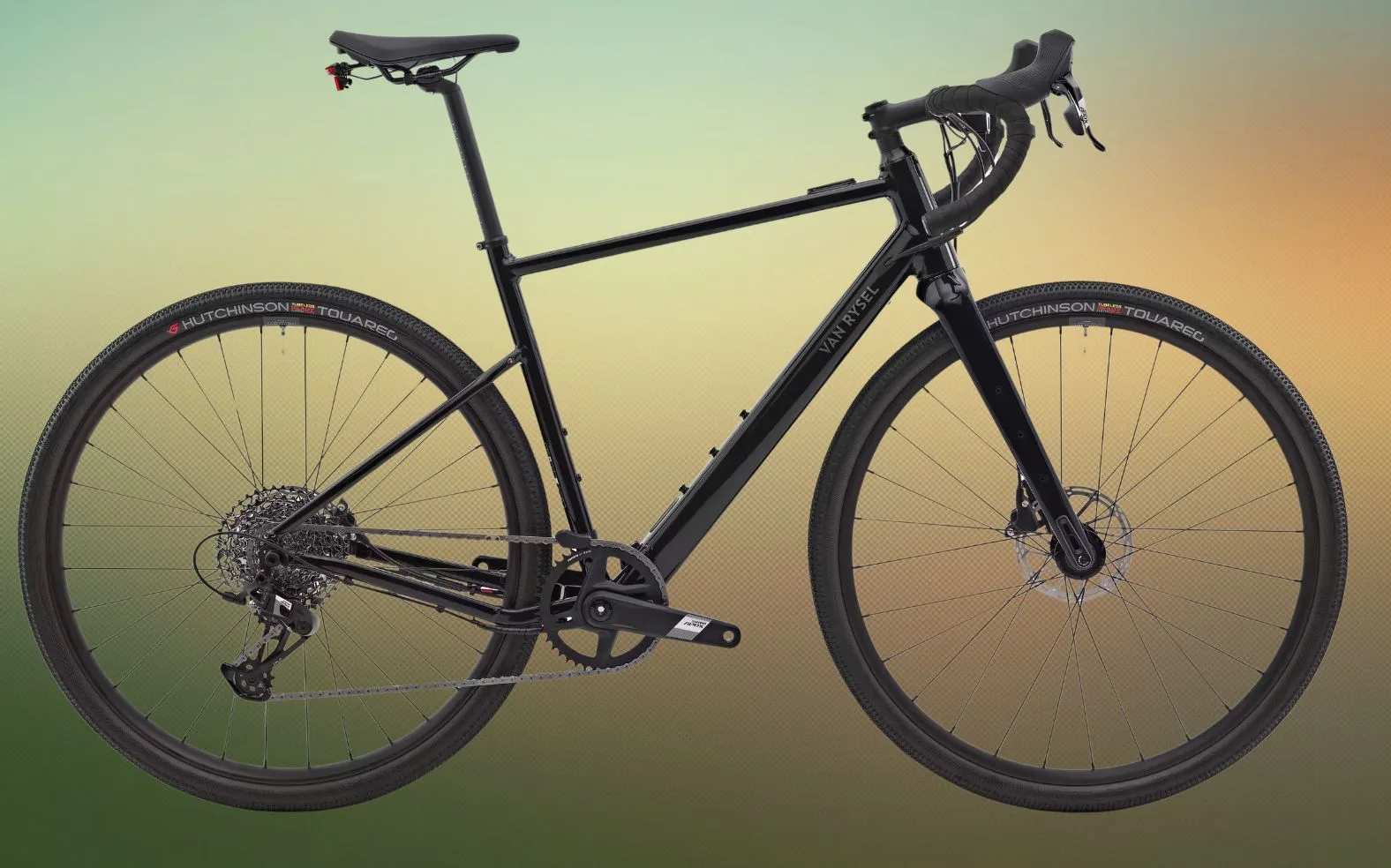 Gravel électrique Van Rysel E-GRVL AF HD X30 en noir fumé
