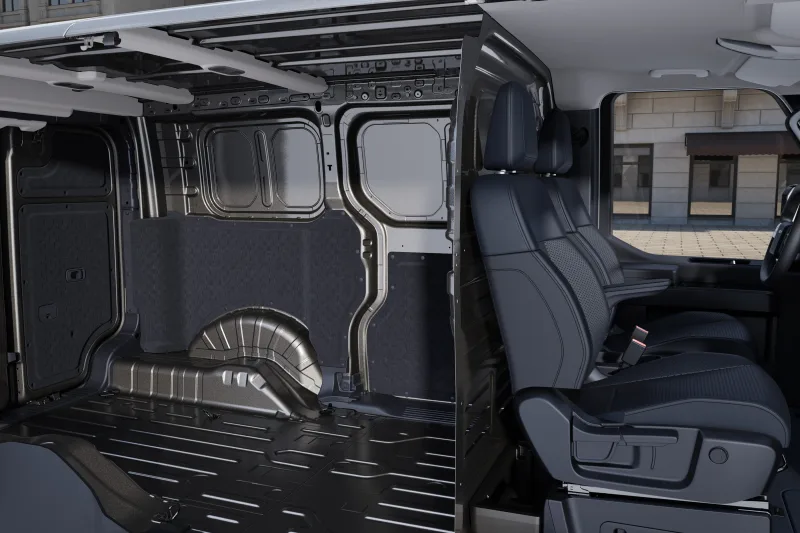 Intérieur du Kia PV5 Cargo avec écran tactile