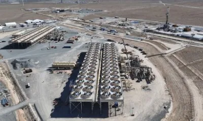 Site de Cape Station, centrale de géothermie améliorée de Fervo Energy dans l'Utah