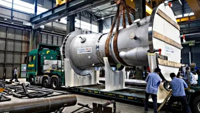 Cuve du démonstrateur PRECURSOR de Newcleo fabriquée à Piombino