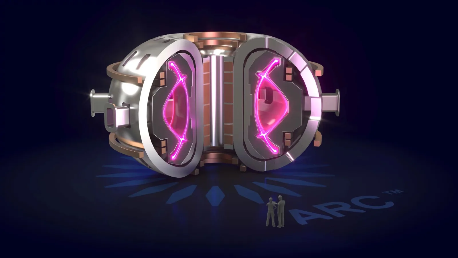 Illustration de la centrale de fusion ARC de Commonwealth Fusion Systems