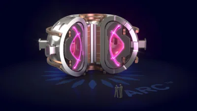 Illustration de la centrale de fusion ARC de Commonwealth Fusion Systems